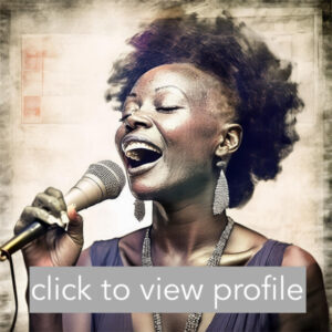 artistic picture of woman singing - click to view profile