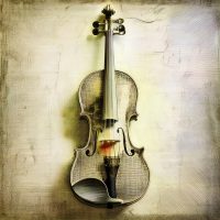 artistic picture of violin